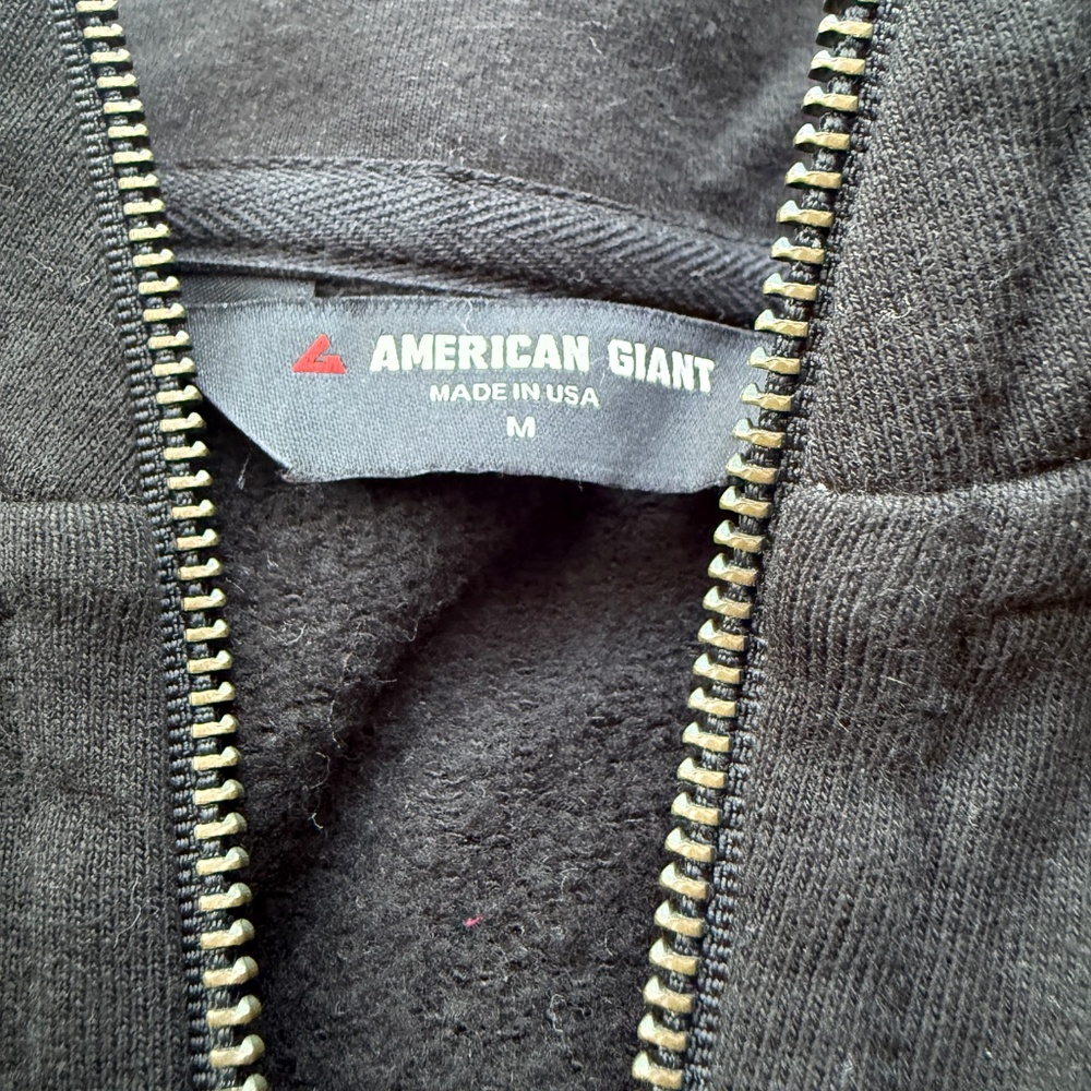 American Giant Men's Relaxed Classic Full Zip, size: Men's M - Picture 2 of 7
